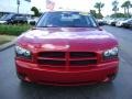 2008 Inferno Red Crystal Pearl Dodge Charger SE  photo #8