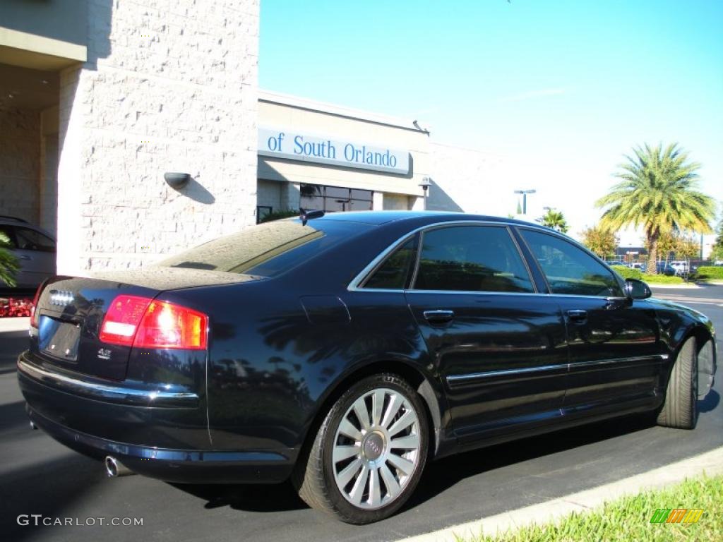 2005 A8 L 4.2 quattro - Night Blue Pearl / Beige/Cream photo #5