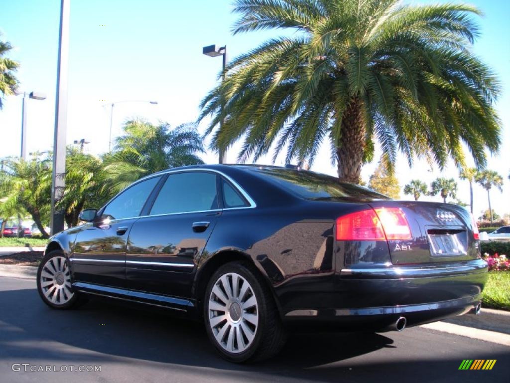 2005 A8 L 4.2 quattro - Night Blue Pearl / Beige/Cream photo #7