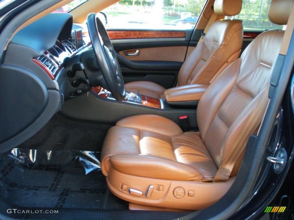 Beige/Cream Interior 2005 Audi A8 L 4.2 quattro Photo #41158960