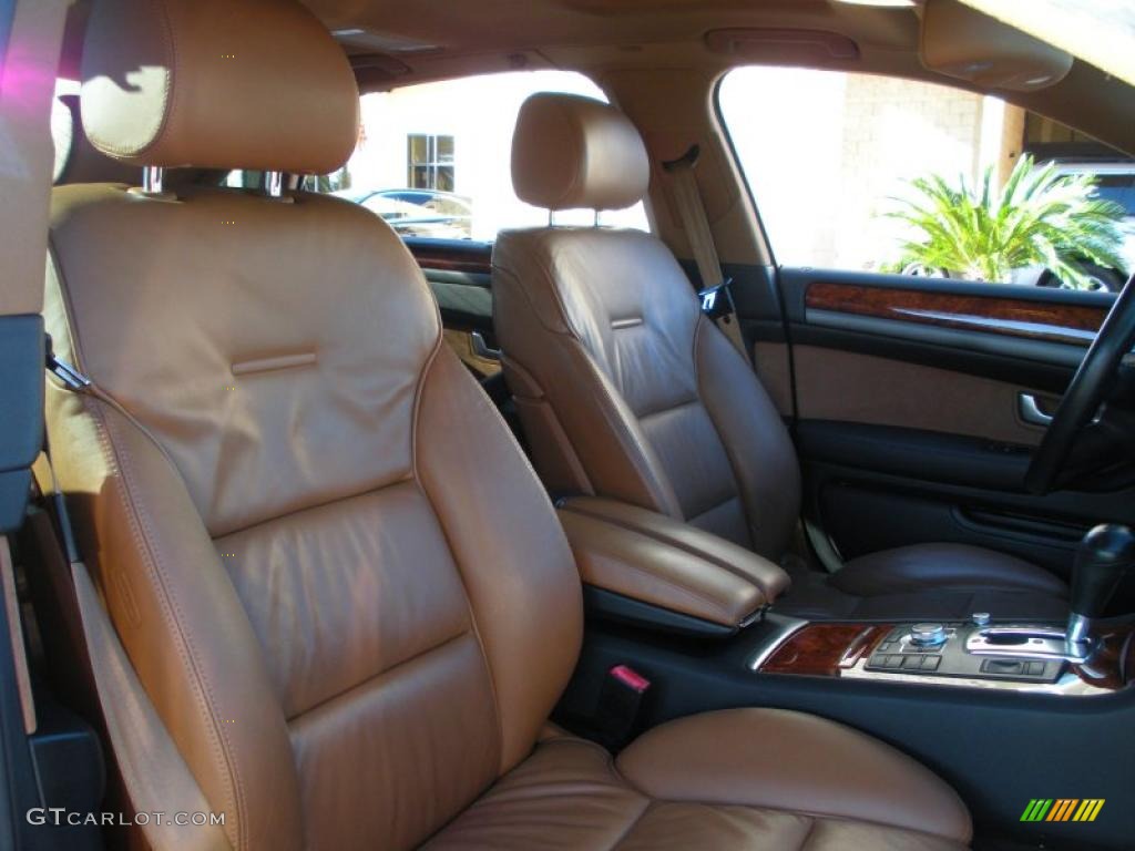 Beige/Cream Interior 2005 Audi A8 L 4.2 quattro Photo #41159032