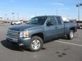 2011 Blue Granite Metallic Chevrolet Silverado 1500 LT Extended Cab 4x4  photo #1