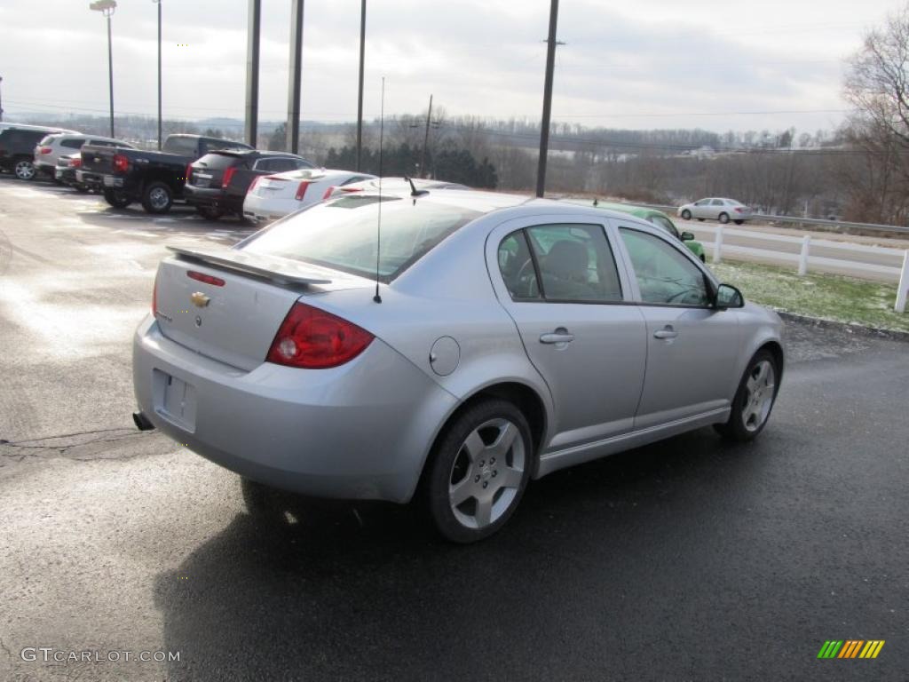 2010 Cobalt LT Sedan - Silver Ice Metallic / Gray photo #8