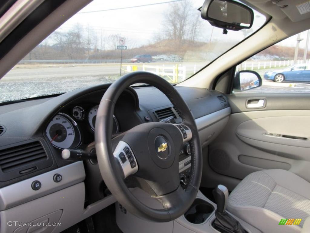 2010 Cobalt LT Sedan - Silver Ice Metallic / Gray photo #9