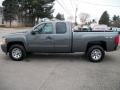 2011 Steel Green Metallic Chevrolet Silverado 1500 LS Extended Cab 4x4  photo #6