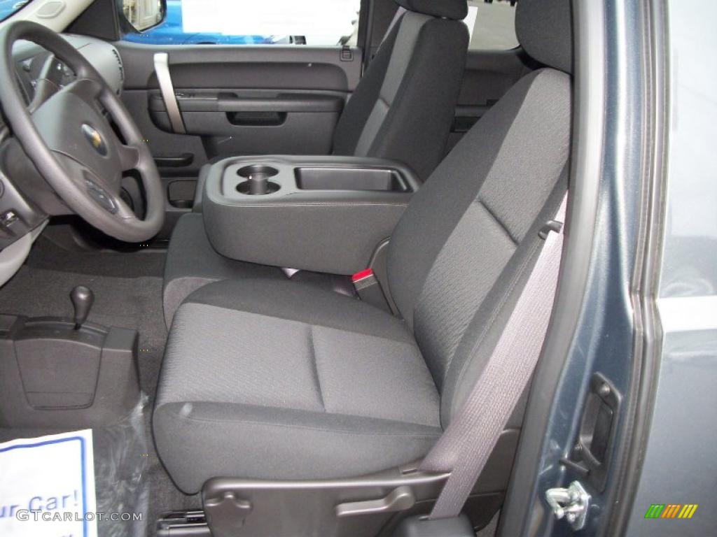 Dark Titanium Interior 2011 Chevrolet Silverado 1500 LS Extended Cab 4x4 Photo #41164712