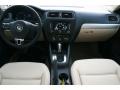 Cornsilk Beige 2011 Volkswagen Jetta SEL Sedan Dashboard