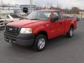 2008 Bright Red Ford F150 XL Regular Cab  photo #1