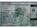 2011 Volkswagen Jetta SEL Sedan Window Sticker