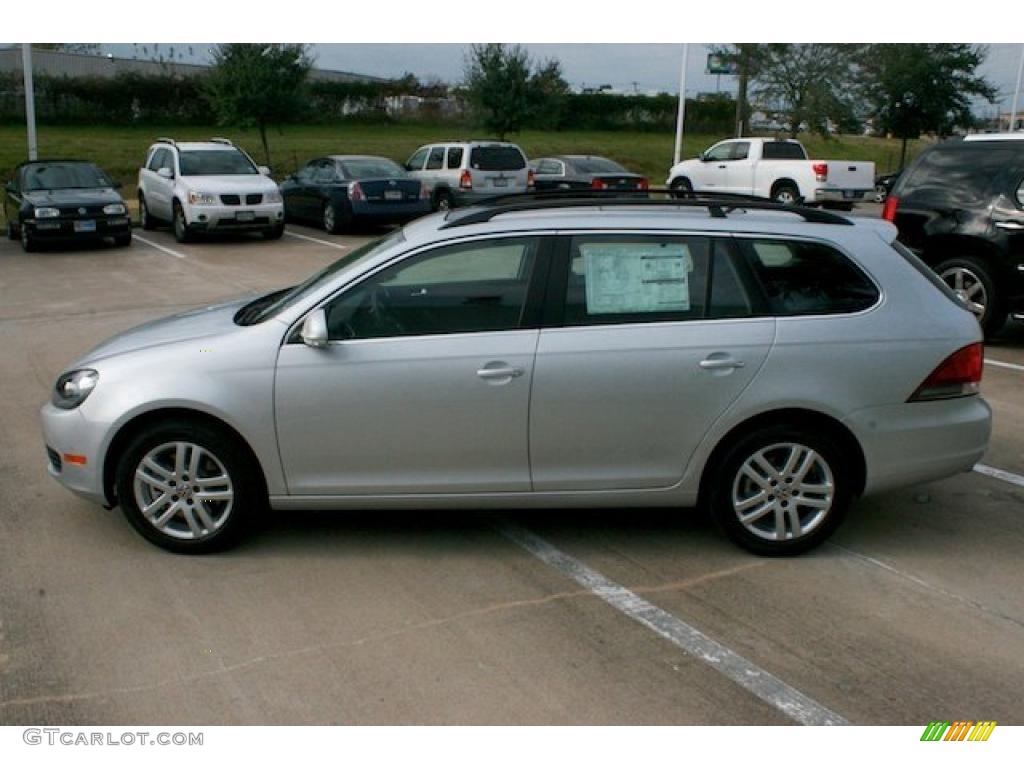 Reflex Silver Metallic 2011 Volkswagen Jetta TDI SportWagen Exterior Photo #41166880