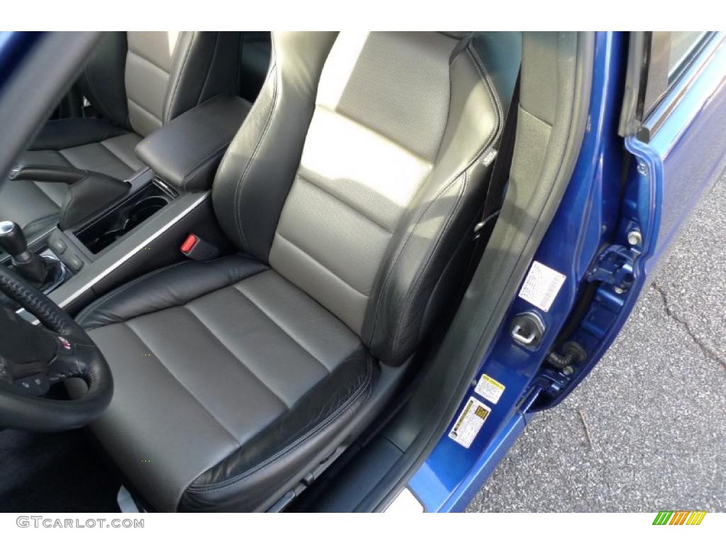 Ebony/Silver Interior 2008 Acura TL 3.5 Type-S Photo #41167169
