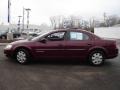 2001 Dark Garnet Red Pearl Dodge Stratus SE Sedan  photo #2