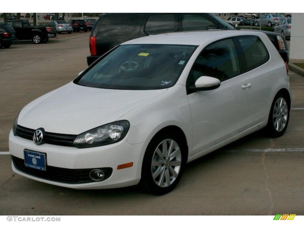 Candy White 2011 Volkswagen Golf 2 Door TDI Exterior Photo #41167185