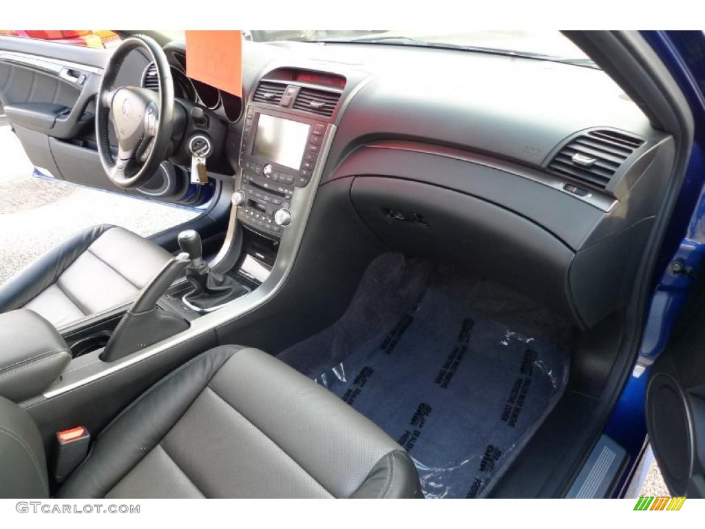 2008 Acura TL 3.5 Type-S Ebony/Silver Dashboard Photo #41167301