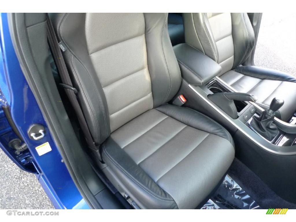 Ebony/Silver Interior 2008 Acura TL 3.5 Type-S Photo #41167321