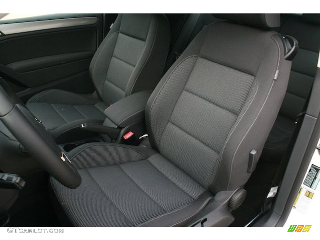 Titan Black Interior 2011 Volkswagen Golf 2 Door TDI Photo #41167341