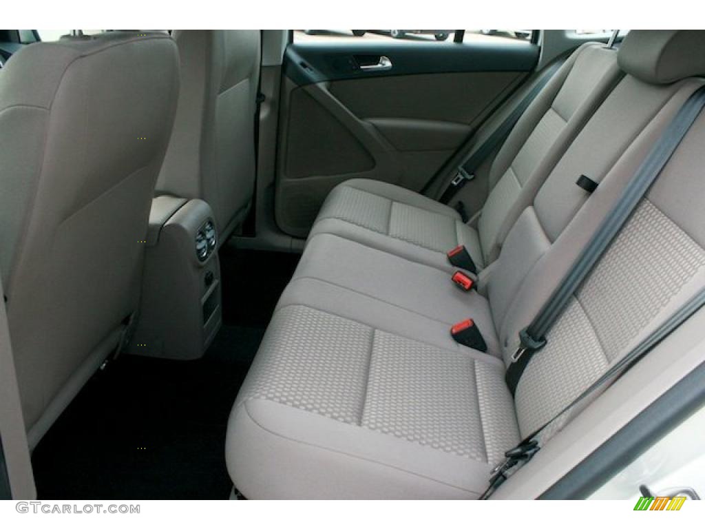 2011 Tiguan S - White Gold Metallic / Clay Gray photo #6