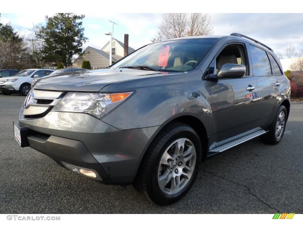 Sterling Gray Metallic 2008 Acura MDX Technology Exterior Photo #41167649