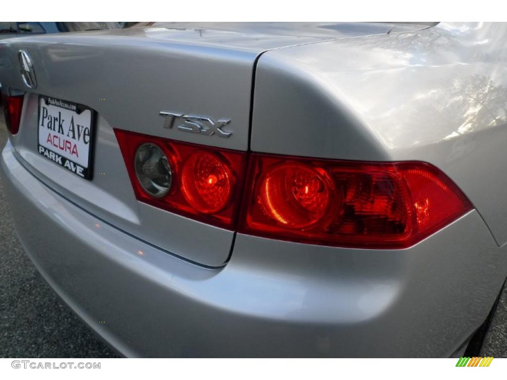 2008 TSX Sedan - Alabaster Silver Metallic / Ebony photo #15