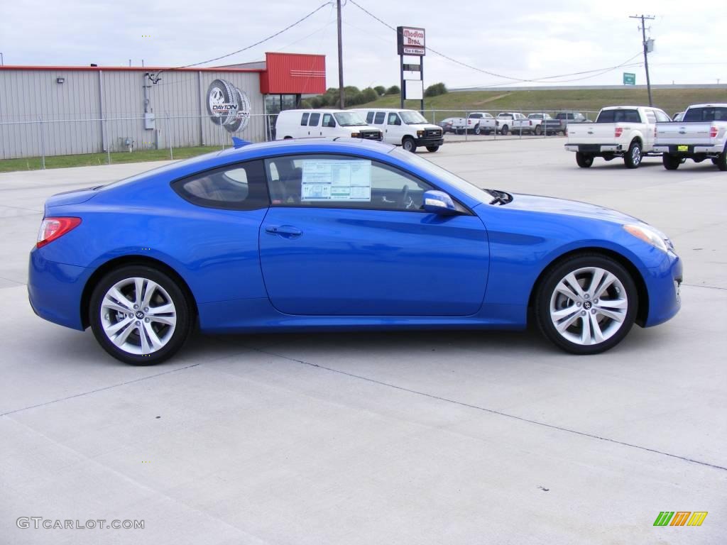 Mirabeau Blue 2010 Hyundai Genesis Coupe 3.8 Grand Touring Exterior Photo #4116872