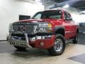 2006 Fire Red GMC Sierra 2500HD SLT Extended Cab 4x4  photo #2