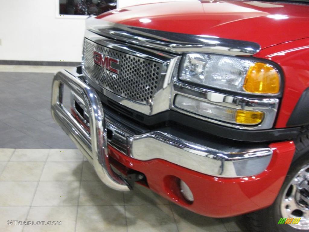 2006 Sierra 2500HD SLT Extended Cab 4x4 - Fire Red / Dark Pewter photo #22
