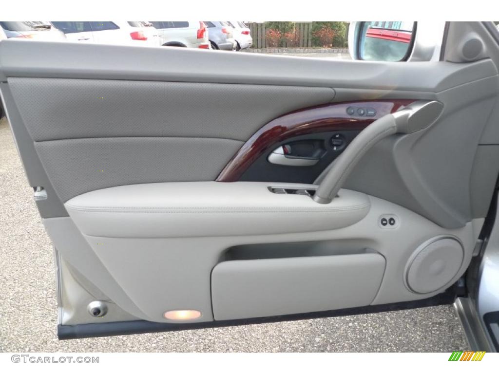 2008 Acura RL 3.5 AWD Sedan Taupe Door Panel Photo #41169714