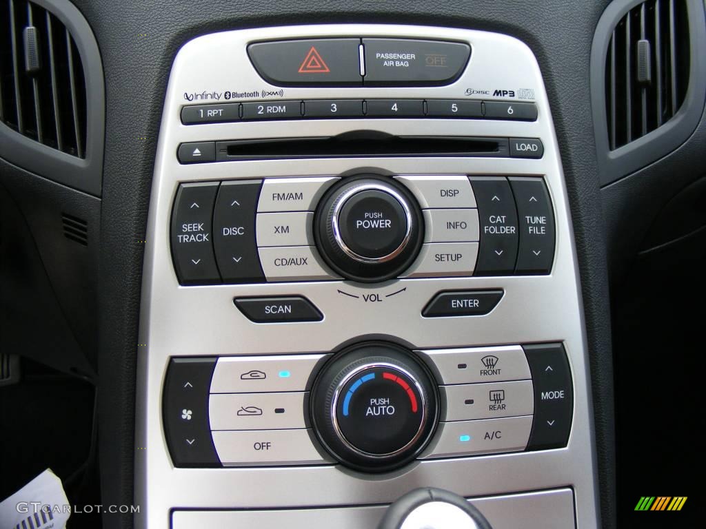 2010 Hyundai Genesis Coupe 3.8 Grand Touring Controls Photo #4117007