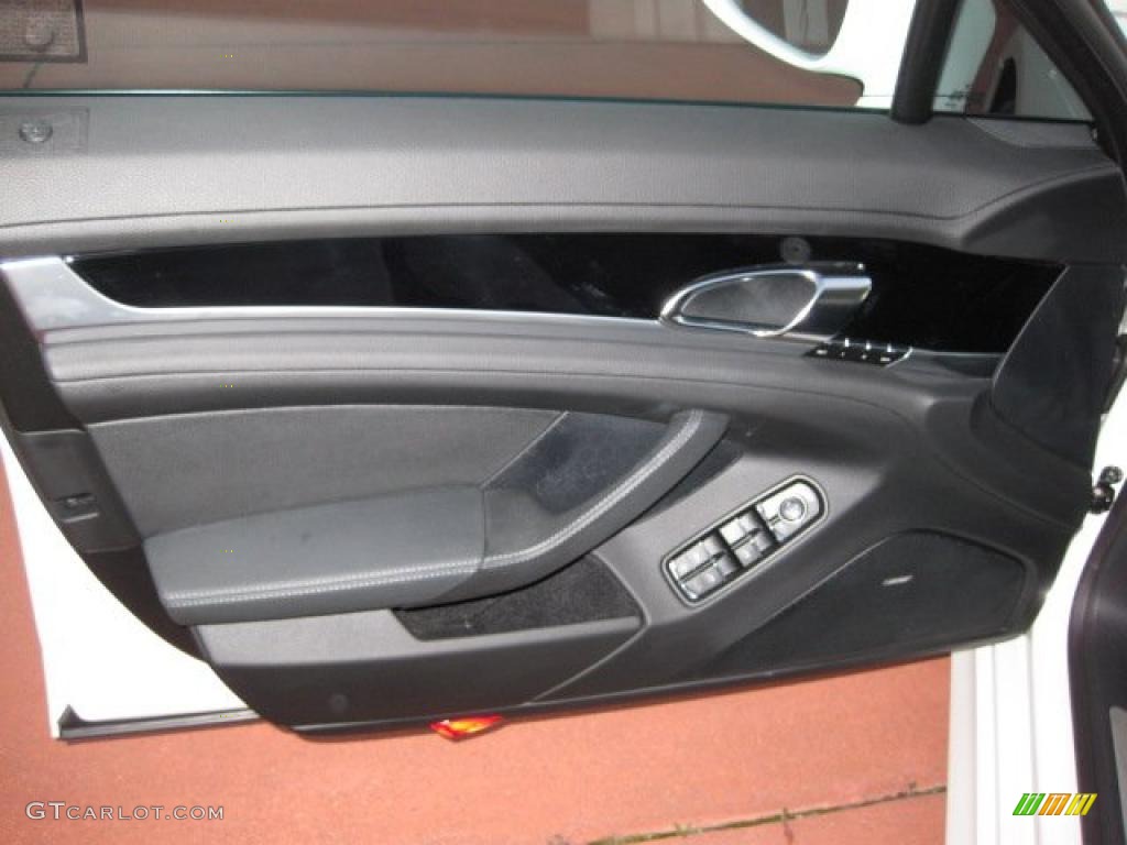 2011 Porsche Panamera 4 Black Door Panel Photo #41172522