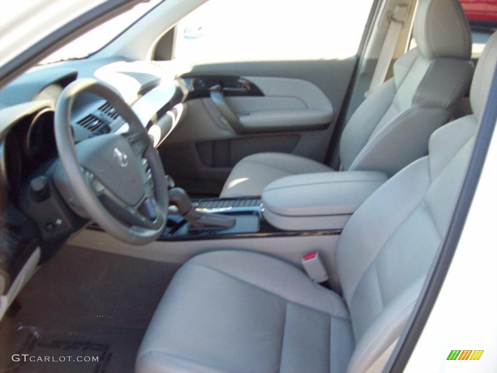 Taupe Interior 2009 Acura MDX Technology Photo #41172678
