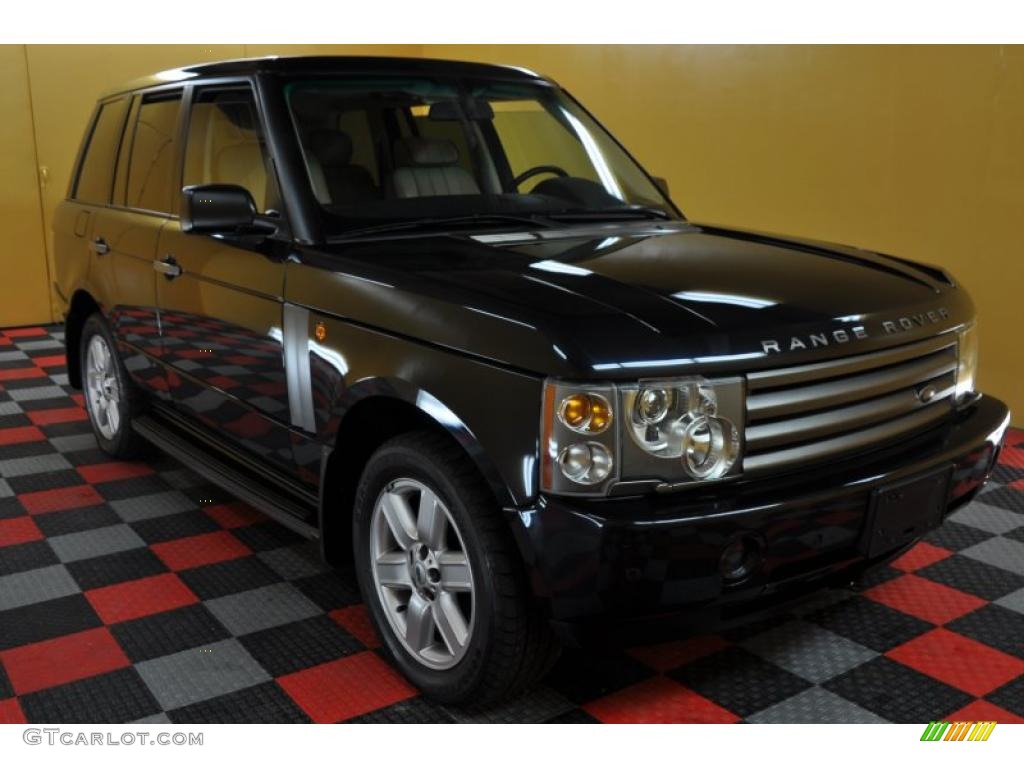 2004 Range Rover HSE - Adriatic Blue Metallic / Sand/Jet Black photo #1