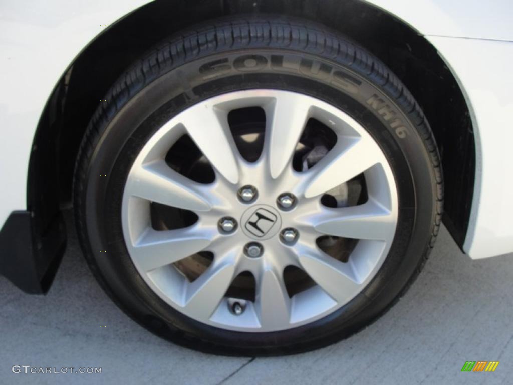 2007 Accord EX-L V6 Sedan - Taffeta White / Ivory photo #16
