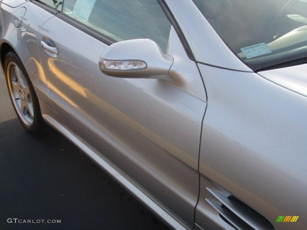 Brilliant Silver Metallic 2003 Mercedes-Benz SL 500 Roadster Exterior Photo #41173486