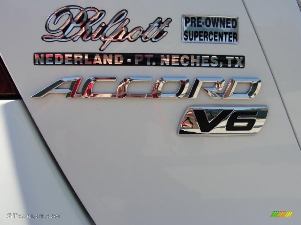 2007 Accord EX-L V6 Sedan - Taffeta White / Ivory photo #23