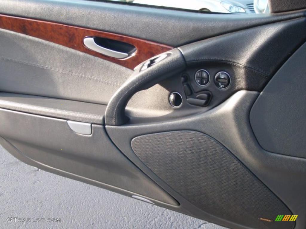2003 Mercedes-Benz SL 500 Roadster Charcoal Door Panel Photo #41173586