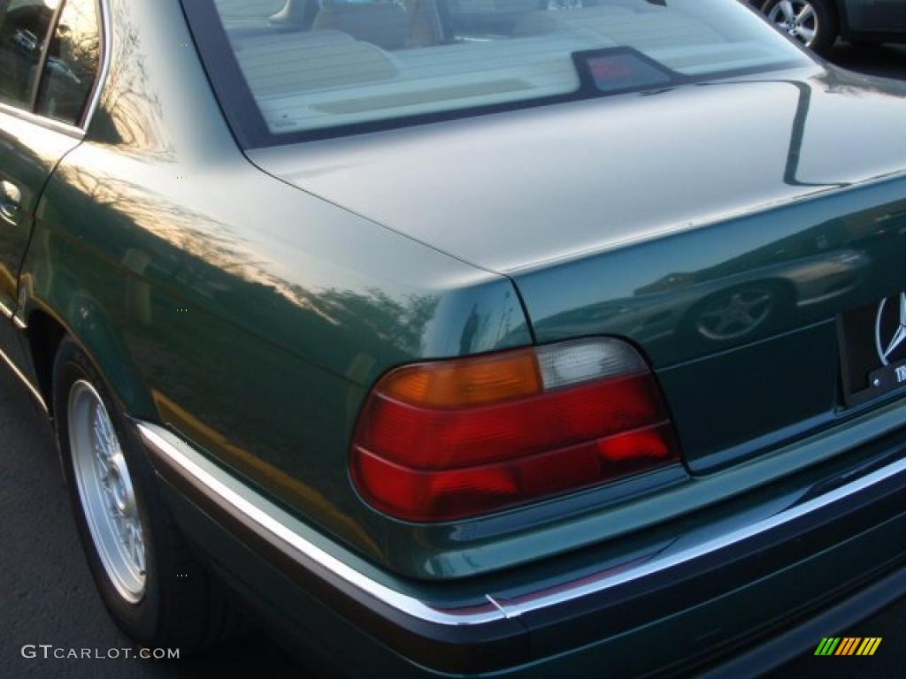 1998 7 Series 740iL Sedan - Oxford Green Metallic / Sand photo #9