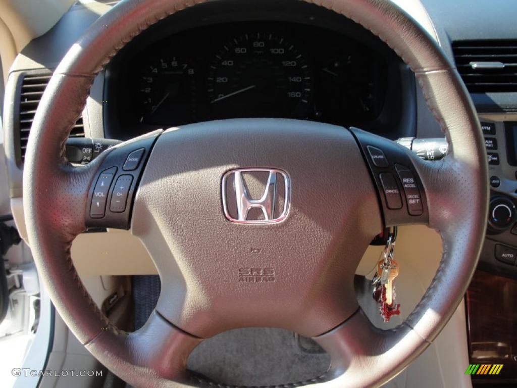 2007 Accord EX-L V6 Sedan - Taffeta White / Ivory photo #46