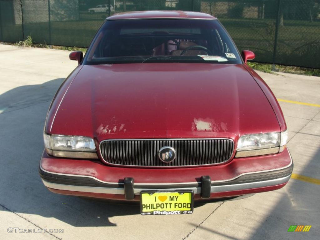 1995 LeSabre Custom - Ruby Red Metallic / Burgundy photo #8