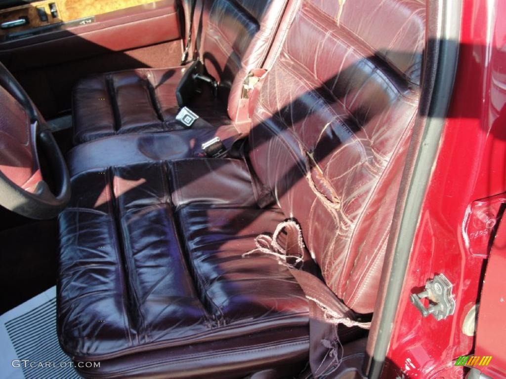 Burgundy Interior 1995 Buick LeSabre Custom Photo #41176446