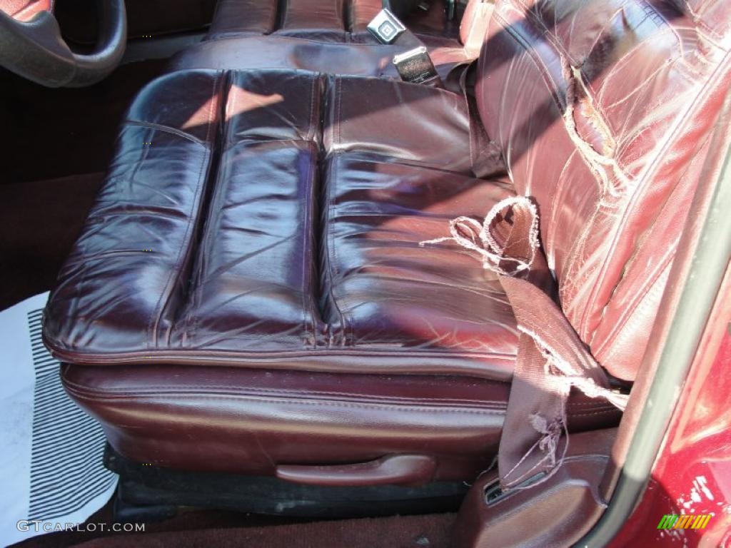 Burgundy Interior 1995 Buick LeSabre Custom Photo #41176450