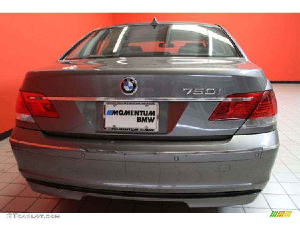 2007 7 Series 750i Sedan - Sterling Grey Metallic / Black photo #4