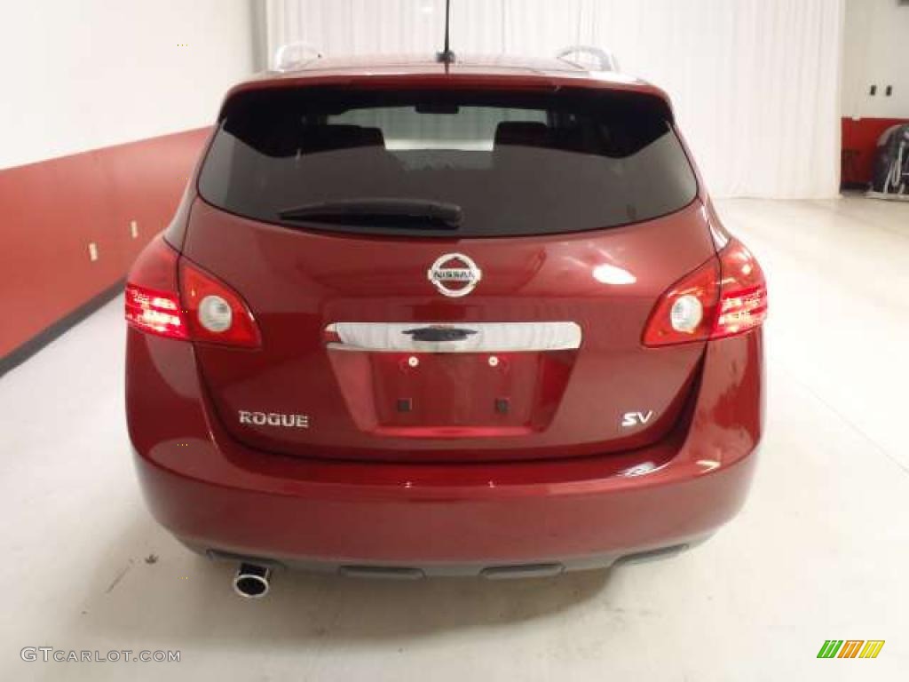 2011 Rogue SV - Cayenne Red / Gray photo #5