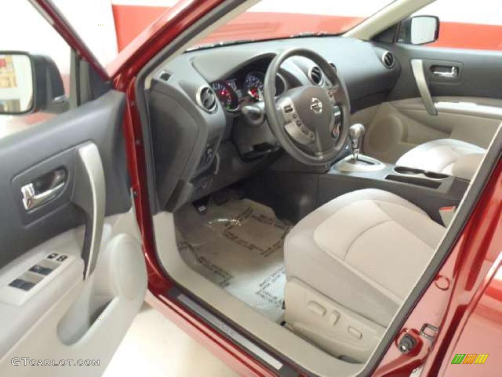 2011 Rogue SV - Cayenne Red / Gray photo #13