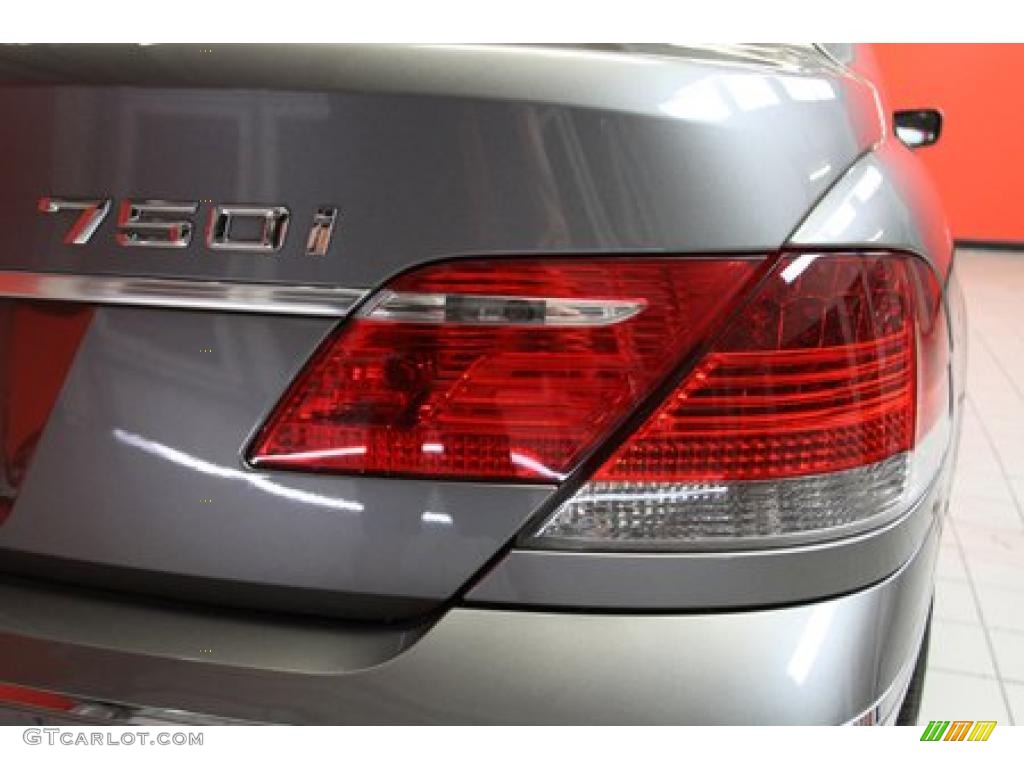 2007 7 Series 750i Sedan - Sterling Grey Metallic / Black photo #16