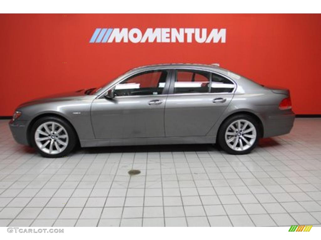 2007 7 Series 750i Sedan - Sterling Grey Metallic / Black photo #18