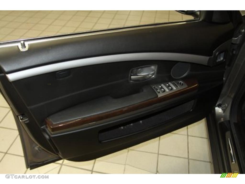 2007 7 Series 750i Sedan - Sterling Grey Metallic / Black photo #21