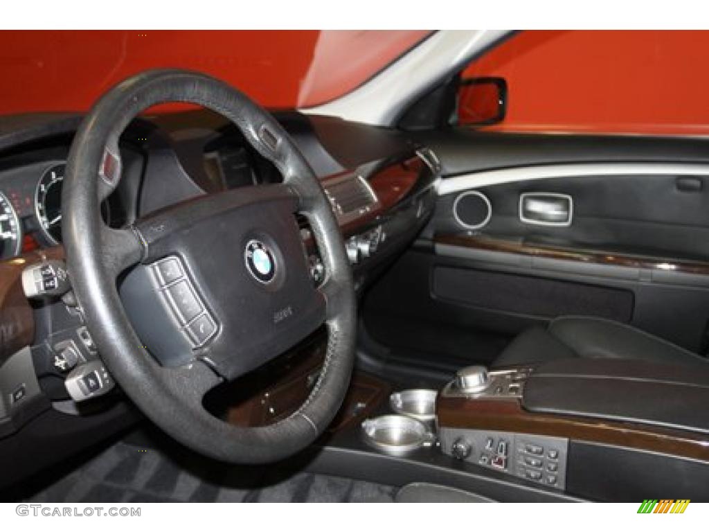 2007 7 Series 750i Sedan - Sterling Grey Metallic / Black photo #22