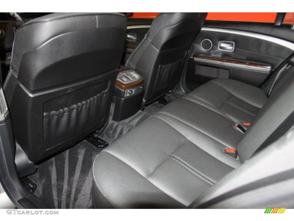 2007 7 Series 750i Sedan - Sterling Grey Metallic / Black photo #23