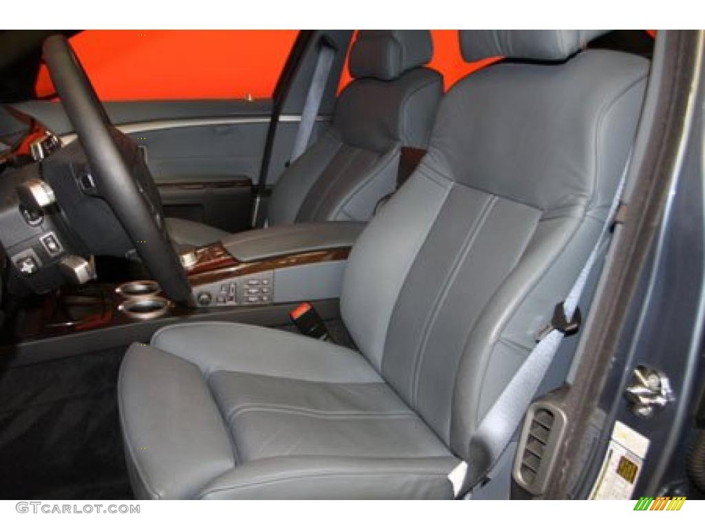 2008 7 Series 750Li Sedan - Michigan Blue Metallic / Lava Blue photo #8