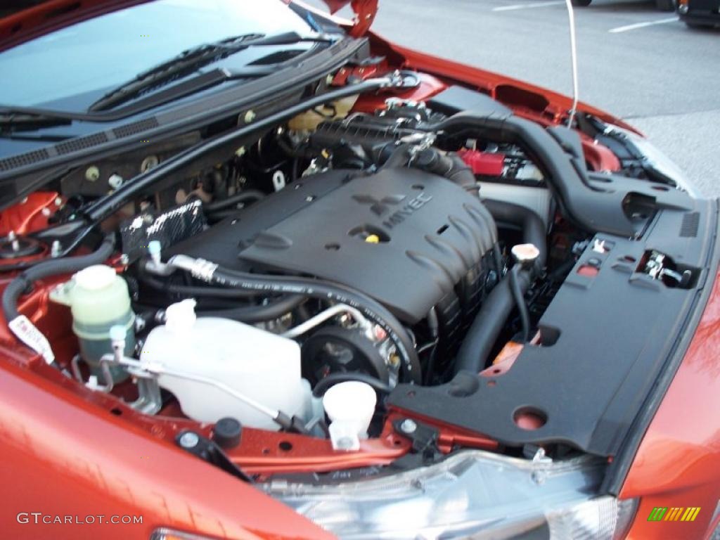 2011 Mitsubishi Lancer GTS 2.4 Liter DOHC 16-Valve MIVEC 4 Cylinder Engine Photo #41183666